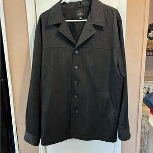 Men's Dark Gray Shirt Jacket